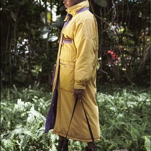 Vintage 90s Double Down Brand Goose Down Coat